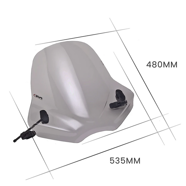 Puig Touring II Windscreen for Suzuki Inazuma (2015–2016)