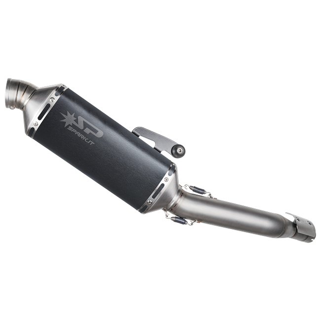 Spark Exhaust Dakar High-Mount Slip-On Dark Style Yamaha Ténéré 700 GYA1602DOM