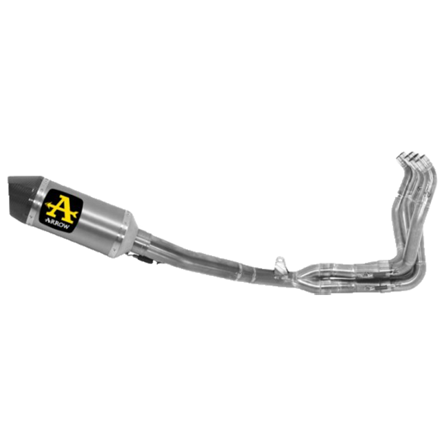 Arrow Competition Evo 71181CKR titanium full exhaust system on Yamaha YZF-R3