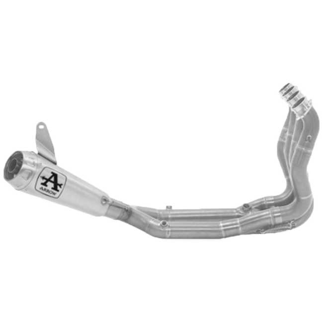 Arrow Pro-Race Low stainless steel full exhaust system for BMW M1000RR K66, part 71204CP