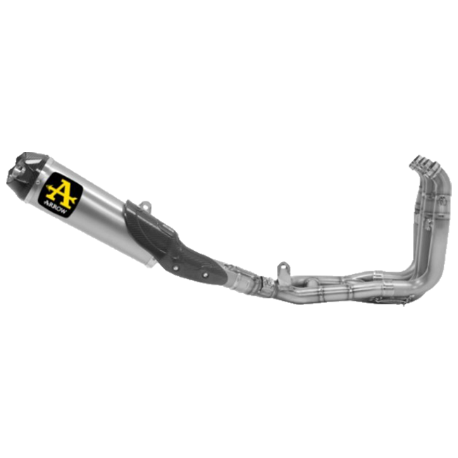 Arrow Competition EVO 71211CKZ titanium full exhaust system on Yamaha YZF-R1