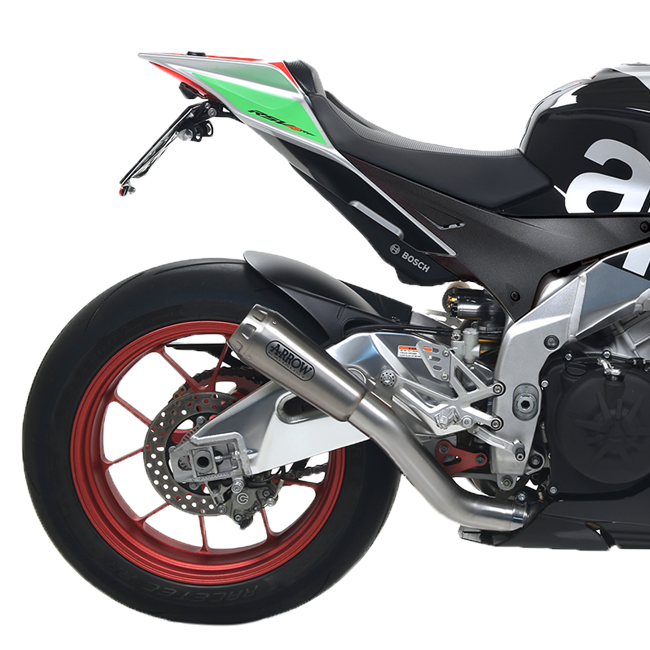 Arrow Pro-Race slip-on silencer 71214PRI stainless steel for Aprilia RSV4 RR RF 2017-2018