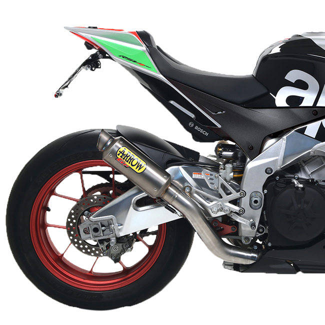 Arrow GP2 71542GP titanium slip-on silencer for Aprilia RSV4 RR RF 2017-2018