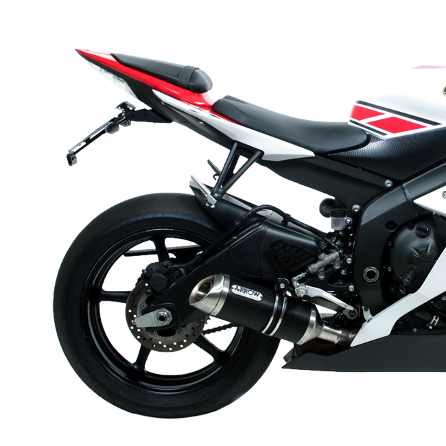 Arrow Thunder 71699AKN dark aluminium slip-on silencer for Yamaha YZF-R6 RJ15