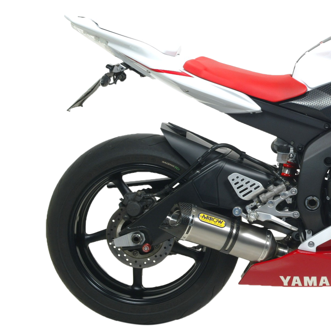 Arrow Thunder titanium slip-on silencer 71701PK for Yamaha YZF-R6 RJ11 2006-2007 with carbon end cap