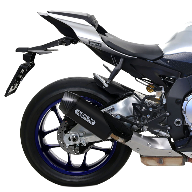 Arrow Indy-Race Aluminium Dark slip-on silencer 71829AKN for Yamaha YZF-R1/M RN32