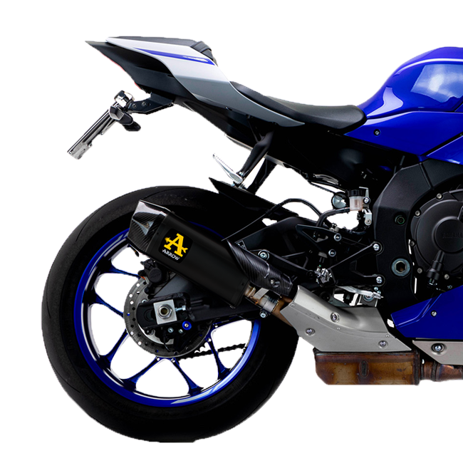 Arrow Indy-Race 71829AKN aluminium dark slip-on silencer for Yamaha YZF-R1/M