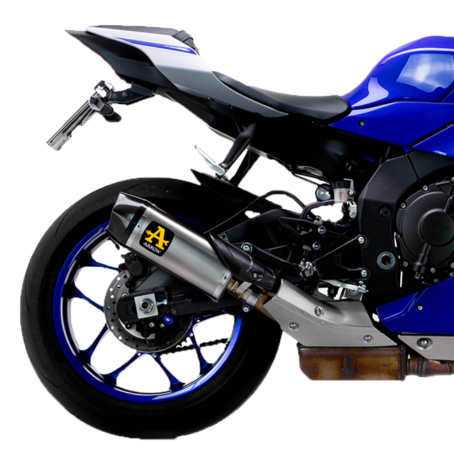 Arrow Indy-Race 71829PK titanium slip-on silencer with carbon end-cap for Yamaha YZF-R1/M