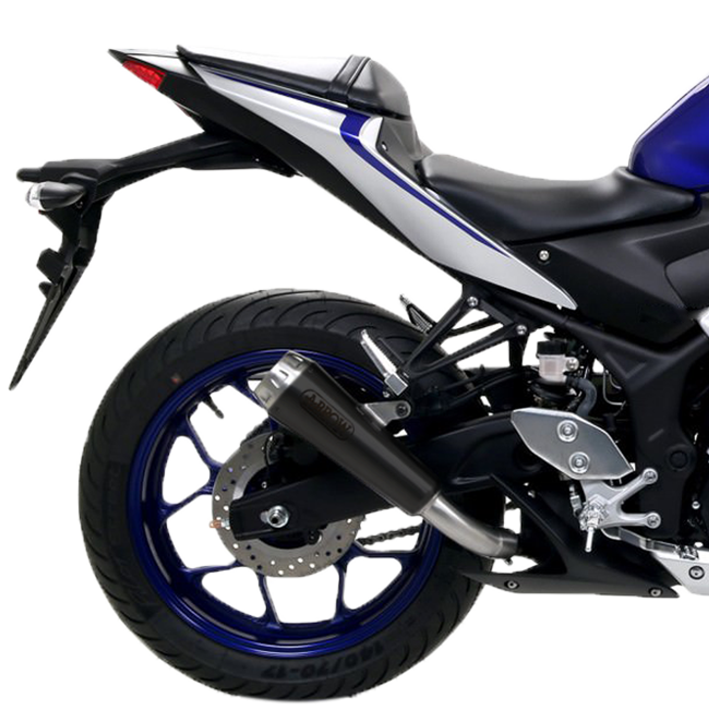 Arrow Pro-Race slip-on silencer dark stainless steel Yamaha YZF-R3 2015-2018 71831PRN