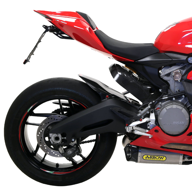 Arrow 71836PK titanium slip-on silencer with carbon end cap for Ducati Panigale 899