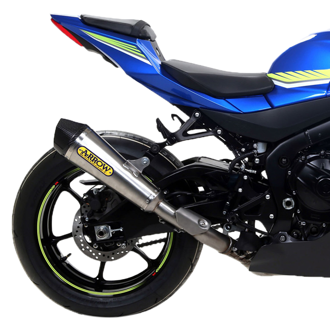 Arrow X-Kone stainless steel slip-on silencer for Suzuki GSX-R 1000 2017-2023