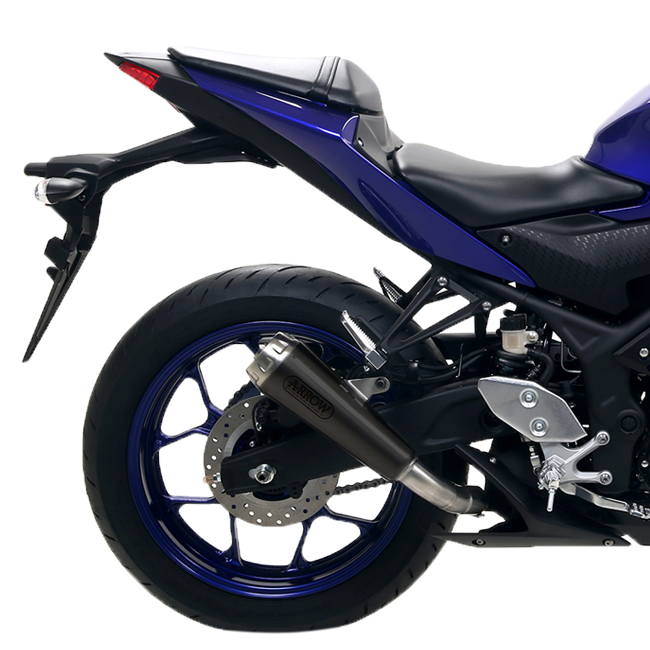 Arrow Pro-Race slip-on silencer dark stainless steel Yamaha YZF-R3 71894PRN