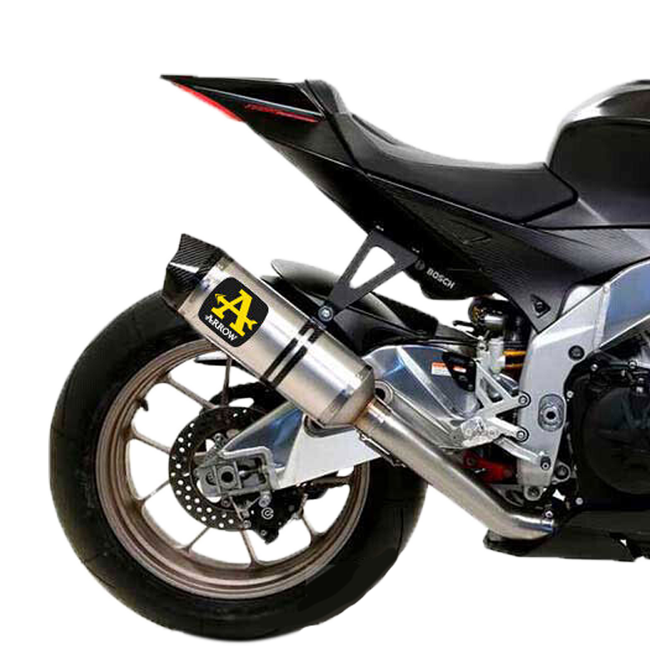 Arrow Race-Tech 71906AK aluminium slip-on silencer with carbon end-cap for Aprilia RSV4 1100 Factory