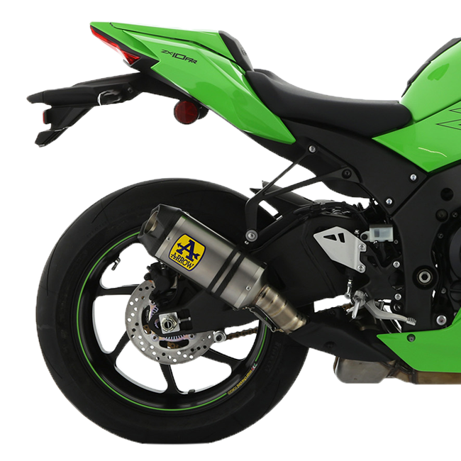 Arrow Indy-Race 71928PK titanium slip-on silencer with carbon end cap for Kawasaki ZX-10R/RR
