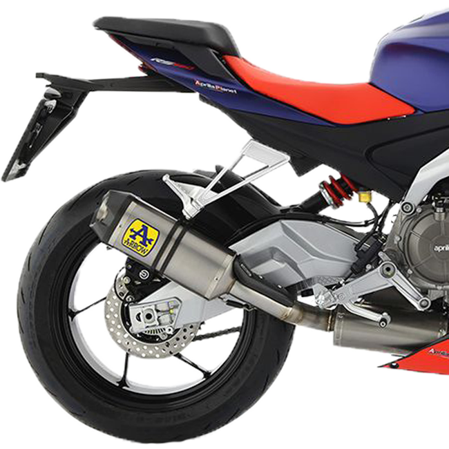 Arrow Indy Race aluminium slip-on silencer 71929AK for Aprilia RS 660 with carbon end cap