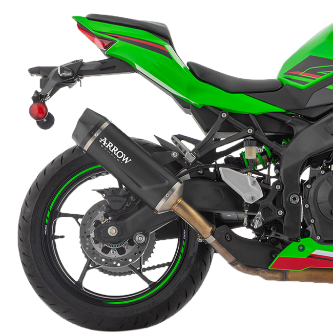 Arrow Indy Race slip-on silencer aluminium dark finish Kawasaki ZX-4RR 71963AKN