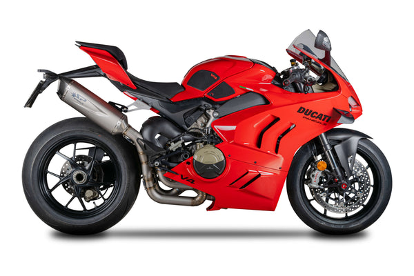 Spark FORCE EVO stainless steel half system exhaust on Ducati Panigale V4 GDU8840