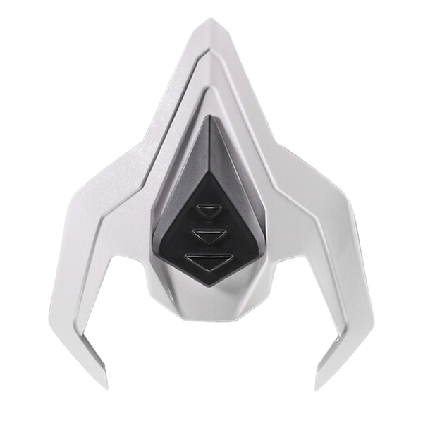 LS2 FF817 Challenger II Top Air Vent – Solid Glitter White