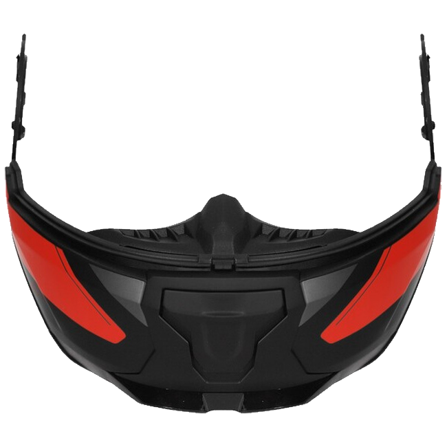 LS2 FF902 Scope II Chin Bar Duria Matt Black Red