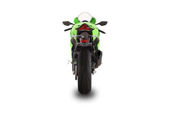Spark Exhaust Konix EVO titanium slip-on silencer with carbon cap for Kawasaki ZX-10 R/RR 2021-2026