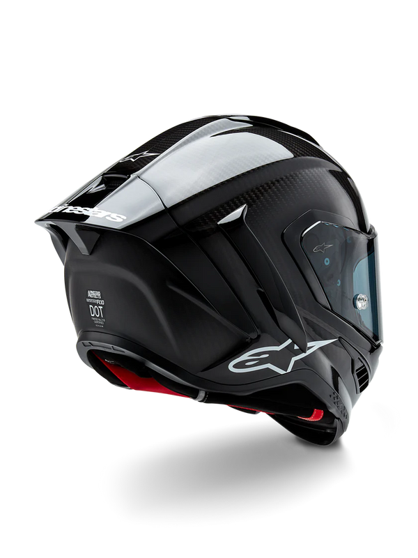 Alpinestars Supertech R10 Solid full-face helmet in carbon gloss finish