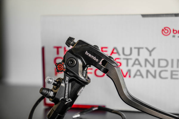 Brembo RCS 19 x 18-20 Corsa Corta RR radial master cylinder 110E71110 — forged hard-anodised aluminium