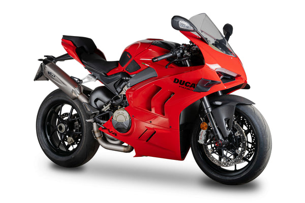 Spark FORCE EVO stainless steel half system exhaust on Ducati Panigale V4 GDU8840