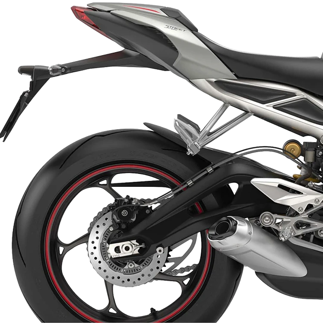Puig Rear Fender Extension for Triumph Street Triple 765 RS (2017–2025)