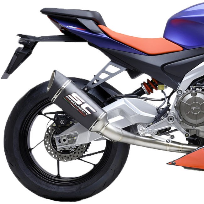 SC-Project Trofeo SC1-R 2-1 full exhaust system in titanium for Aprilia RS 660