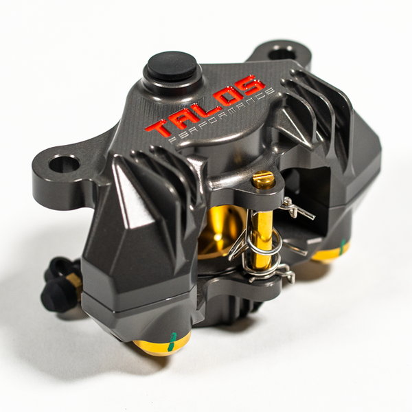 Talos P2 34 CNC-machined rear brake caliper 84mm hard anodised A55.84.HD