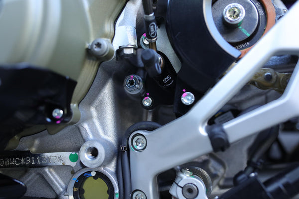 CNC Racing AF601 clutch slave cylinder for Ducati Panigale V4 anodised billet aluminium