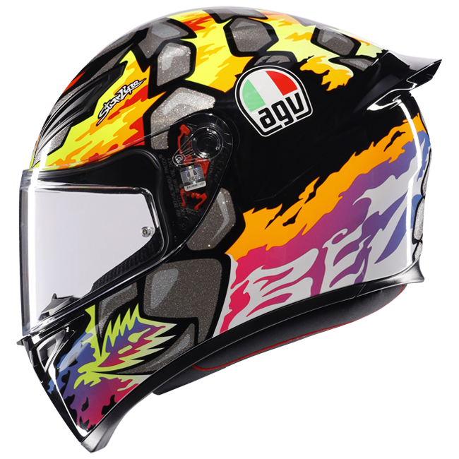AGV K1 S full-face helmet Marco Bezzecchi Replica 2023 scorpion livery