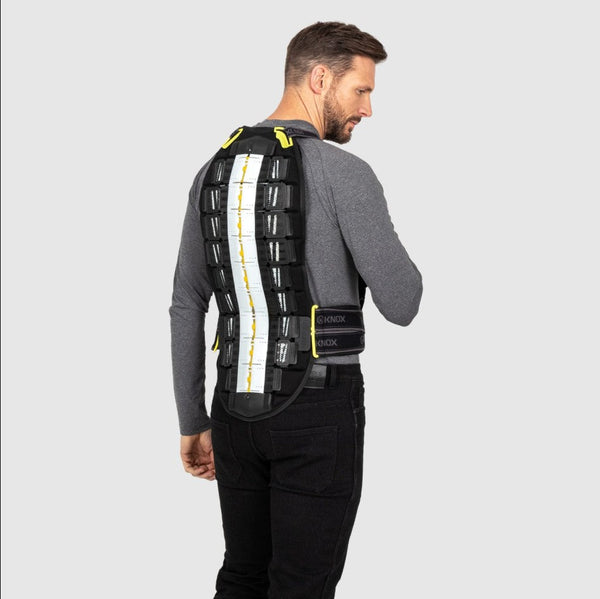 Knox Aegis back protector in black, unisex Level 2 CE certified