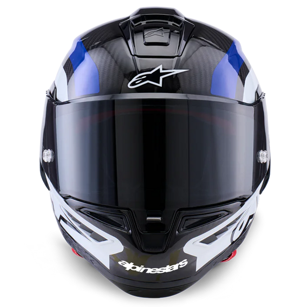 Alpinestars Supertech R10 full-face helmet in Arius Blue Gloss finish