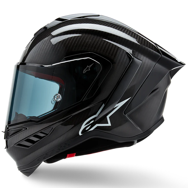 Alpinestars Supertech R10 Solid full-face helmet in carbon gloss finish