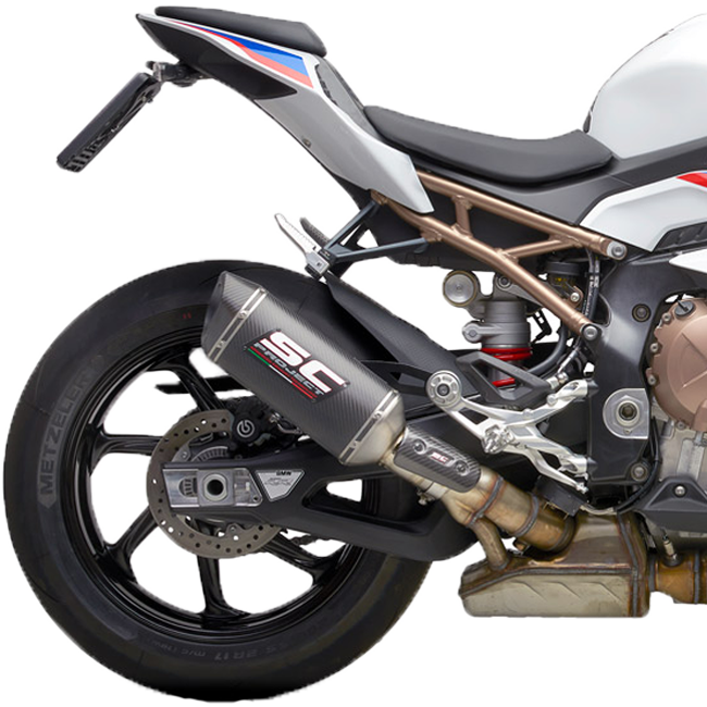 SC-Project SC1-S slip-on silencer for BMW S1000RR K67 2020-2022 carbon and titanium