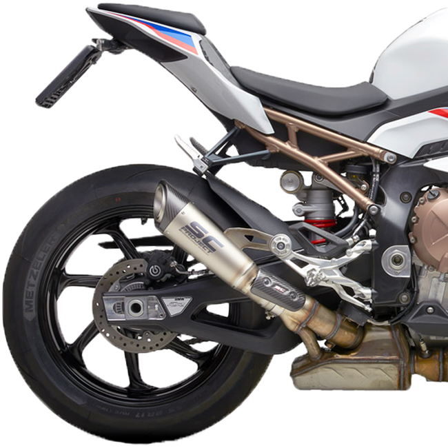 SC-Project S1 titanium slip-on silencer for BMW S1000RR K67 2020–2022
