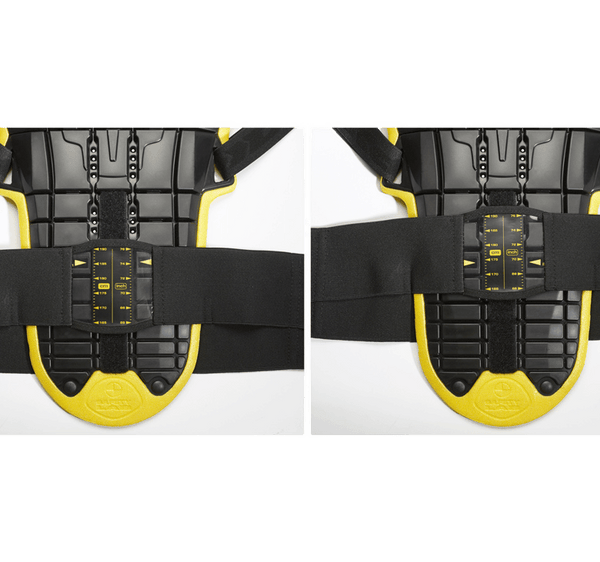 Spidi Back Warrior Evo back protector in black and yellow