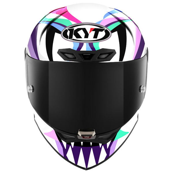 KYT KX-1 Race GP full-face helmet in Enea Bastianini Replica 2024 gloss livery