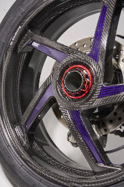BST Star Tek carbon front wheel for Aprilia RSV4 1100 Factory gloss finish