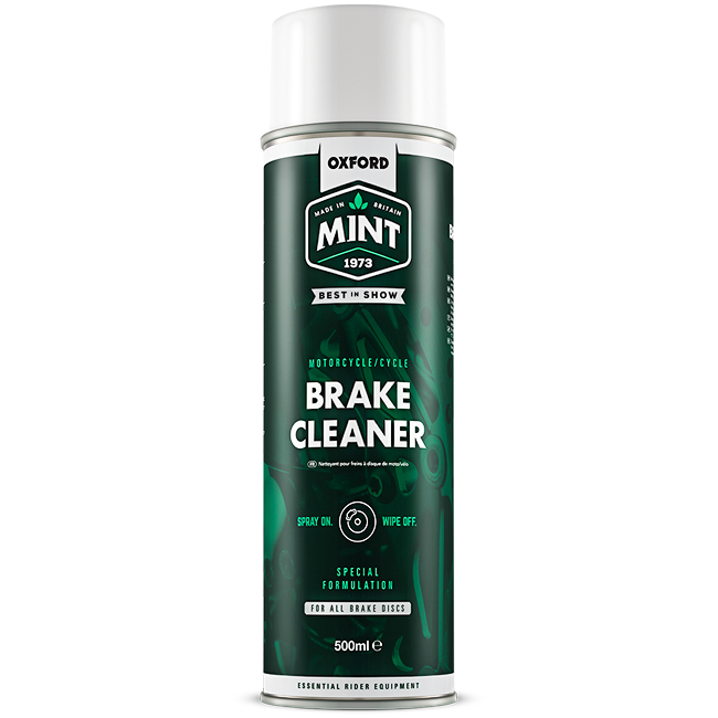 Oxford Mint Brake Cleaner 500ml aerosol spray can