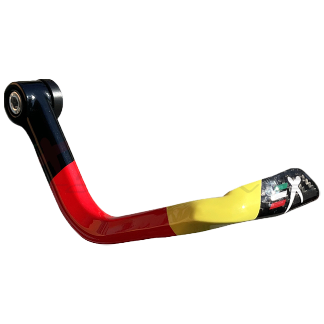 Extreme Components GP EVO carbon brake lever guard Deutschland edition with German flag detail