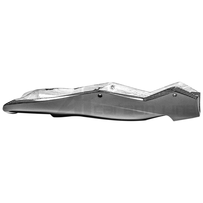 AP Carbon Line 200g twill carbon front splitter for Aprilia RSV4 RR 1100 Factory 2021-2026