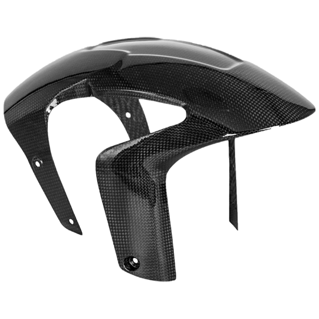 LighTech carbon front mudguard gloss finish for Aprilia RSV4 RR 1100 Factory 2021-2026 CARA0610