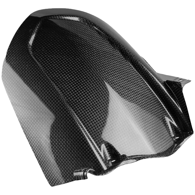 LighTech CARA2020 carbon rear mudguard gloss finish for Aprilia RSV4 RR 1100 Factory 2021–2026