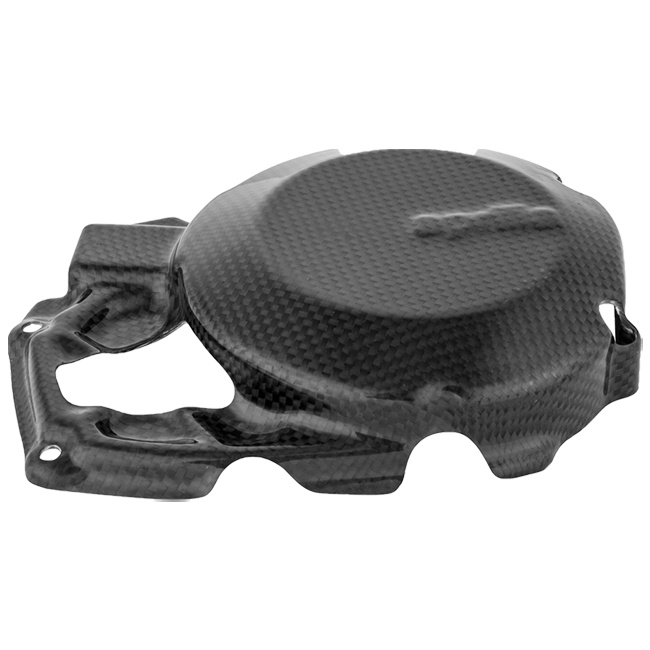 LighTech CARA3040 gloss carbon alternator cover for Aprilia RSV4 and RSV4 1100