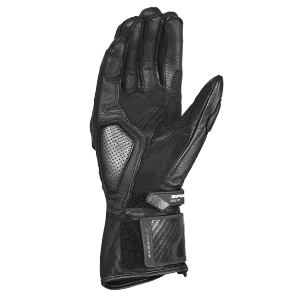 Spidi Carbo Fit Sport motorcycle leather gloves men's black A226026