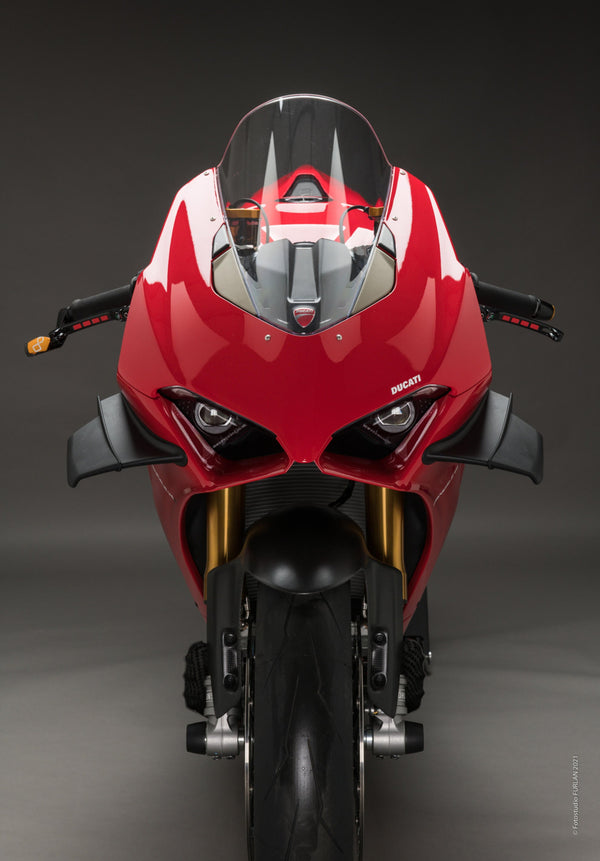 LighTech carbon winglets set for Ducati Panigale V4/S/R 2019-2021 in glossy finish