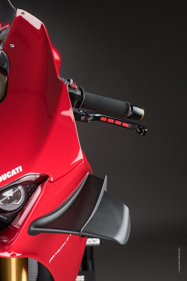 LighTech carbon winglets set for Ducati Panigale V4/S/R 2019-2021 in glossy finish