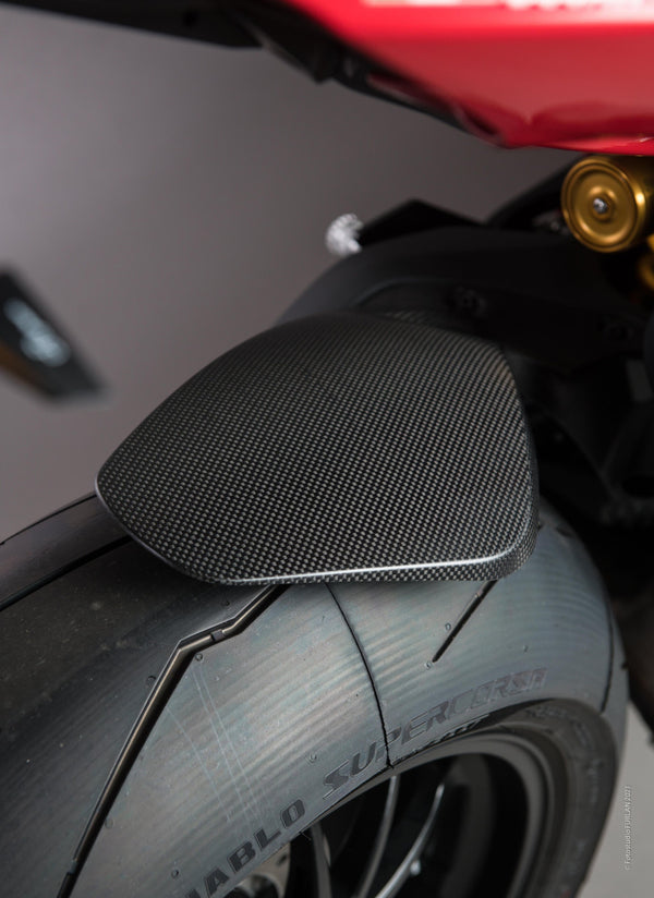 LighTech CARD0820 carbon rear mudguard for Ducati Panigale V4/S/R 2018-2024
